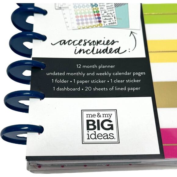 Me & My Big Ideas The Happy Planner 12 Month Undated 7x9.25 - Picture 3 of 6